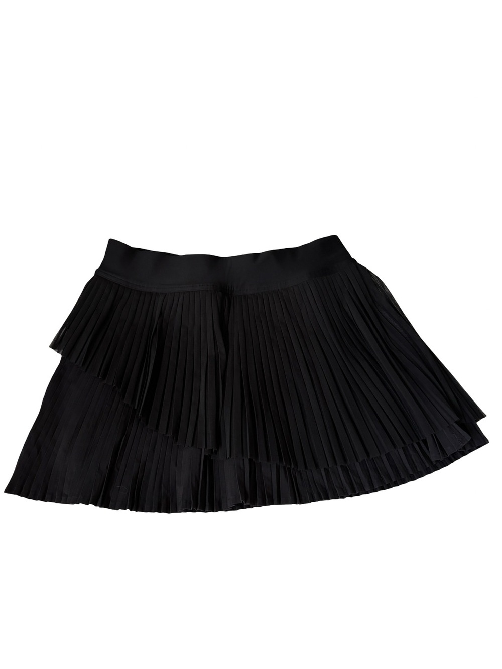 Lululemon Women’s Black Asymmetrical Tiered Tennis Skirt Sz 10